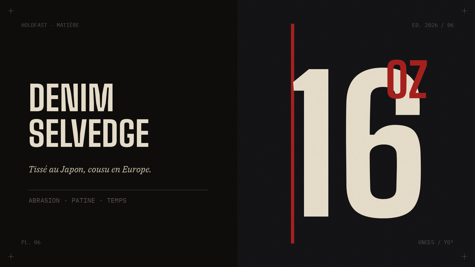 Selvedge Denim 16oz — warum die ultimative Motorradhose