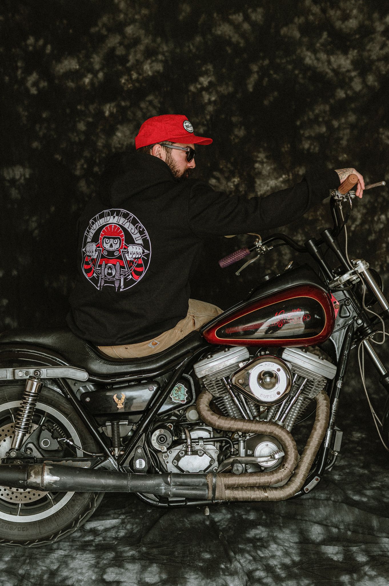 Hoodie Hold Fast Japstyle Detail Kapuze