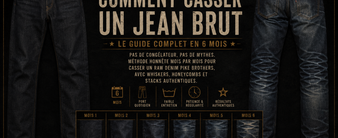 Wie breche ich eine Rohjeans ein — der 6-Monats-Guide