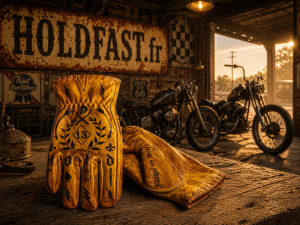 Lederhandschuhe 1340 Tattoo