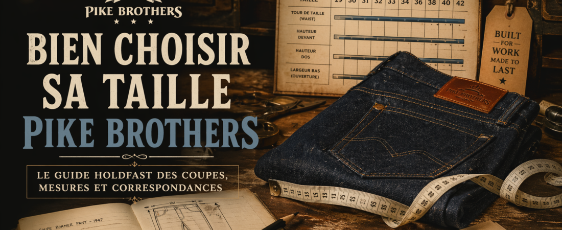 Pike Brothers Größentabelle 2026 — Hosen, Hemden, Jacken & Stiefel